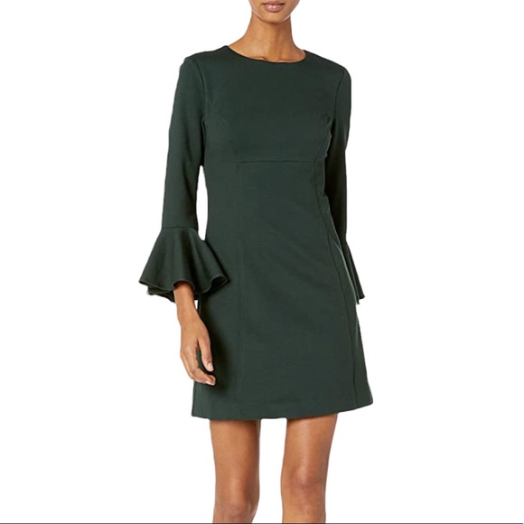 Trina Turk Ponte Bell Sleeve Dress 